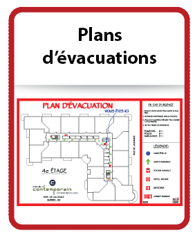 PLANS D'ÉVACUATIONS